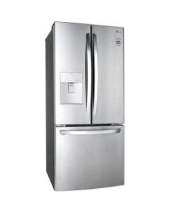 LG LFDS22520S - 22 cu.ft. Capacity 3-Door French Door Refrigerator - 21.80 ft³ - 2x Freezer Drawer(s) - 14.50 ft³ Net Refrigerator Capacity - 7.30 ft³ Net Freezer Capacity - 587 kWh per Year - Stainless Steel - Smooth - Tempered Glass Shelf - LED Light