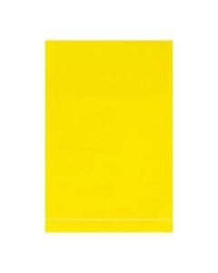 Office Depot Brand Flat 2-Mil Poly Bags, 4in x 6in, Yellow, Case Of 1,000