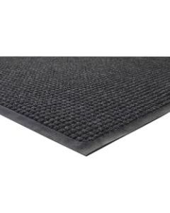 Genuine Joe Waterguard Floor Mat - Floor - 10 ft Length x 36in Width - Rectangle - Rubber - Charcoal