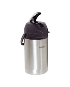 Bunn Stainless Steel Lever-Action Airpot, 2.5-Liter Capacity