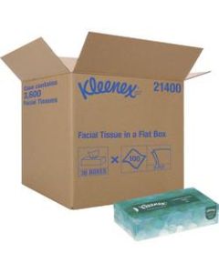 Kleenex FSC Certified Pop-Up Boxes 2-Ply Facial Tissue, White, 100 Tissues Per Box, Carton Of 36 Boxes