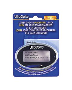 Ultra-Optix Letter Opener Magnifiers, Pack Of 2