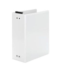 Wilson Jones Hanging View 3-Ring Binder, 3in Square Rings, White