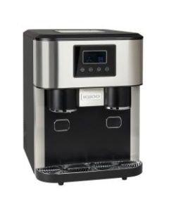 Igloo 33-Lb Dual-Dispensing Ice Maker & Crusher, Stainless Steel/Black