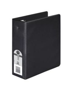 Wilson Jones 368 Basic Mini 3-Ring Binder, 2in Round Rings, Black