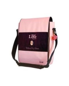 Mobile Edge Maddie Powers Hipster Messenger Bag, Burgundy/Pink