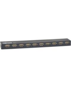 Tripp Lite 10-Port USB 2.0 Mobile Hi-Speed Hub Notebook Laptop Bus Power AC - USB - External - 10 USB Port(s) - 10 USB 2.0 Port(s)