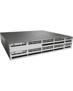 Cisco Catalyst WS-C3850-24S-S Layer 3 Switch - Manageable - 1000Base-X - 3 Layer Supported - 24 SFP Slots - 1U High - Rack-mountable - Lifetime Limited Warranty