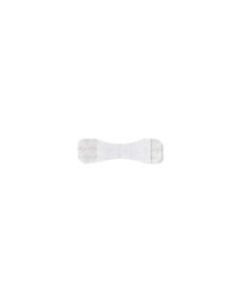 Medline Tube Securement Devices, Small, 1/16in x 3/16in, White, Pack Of 100