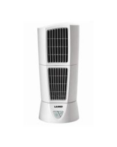 Lasko 4917 Desktop Tower Fan - 152.4 mm Diameter - 3 Speed - Pivoting Head, Oscillating - White