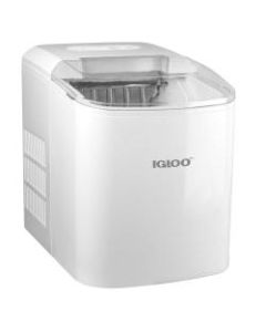 Igloo ICEB26WH Automatic Portable Countertop Ice Maker Machine, White