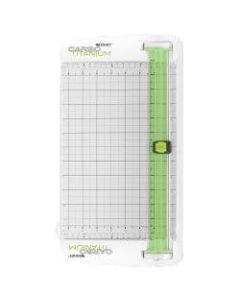 Westcott CarboTitanium Personal Paper Trimmer, 12in, White/Green