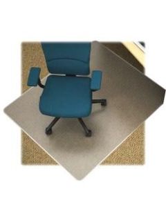 Lorell Beveled Edge Low Pile Studded Chair Mat, 46in x 60in