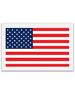 Office Depot Brand Packing List Envelopes, 5 1/4in x 8in, USA Flag, Pack Of 1,000