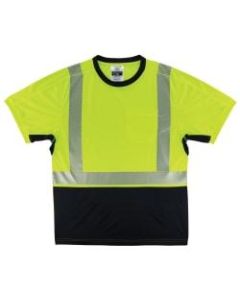 Ergodyne GloWear 8283BK Lightweight Performance Hi-Vis T-Shirt, X-Large, Lime