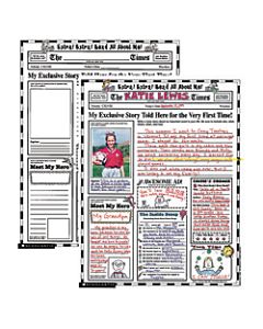 Scholastic Instant Personal Posters - Extra, Extra Read All About Me!