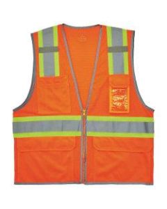 Ergodyne GloWear Safety Vest, 2-Tone, Type-R Class 2, XS, Orange, 8246Z