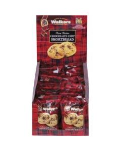 Walkers Cookies Chocolate Chip Shortbread Cookies, Box Of 20