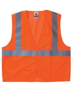Ergodyne GloWear Safety Vest, 8210HL Economy Mesh Type-R Class 2, Large/X-Large, Orange