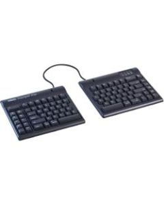 Kinesis Freestyle2 Blue for Mac Bluetooth - Wireless Connectivity - Bluetooth - English - QWERTY Layout - Notebook, Tablet, Smartphone, Workstation - Mac, iOS - Membrane/Rubber Dome Keyswitch