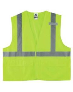 Ergodyne GloWear Safety Vest, 8225HL, Type R Class 2, 4X/5X, Lime