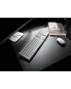Floortex Desktex PVC Smooth-Back Desk Mats, 19in x 24in, Clear, Pack Of 4