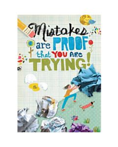 Scholastic Teachers Friend POP! Chart, 13 3/8in x 19in, Mistakes Are