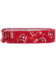 Ergodyne Chill-Its 6605 High-Performance Headbands, Red Western, Pack Of 6 Headbands