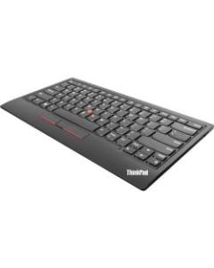 Lenovo ThinkPad TrackPoint Keyboard II (US English) - Wired/Wireless Connectivity - Bluetooth - 2.40 GHz - USB Type A Interface - English (US) - Notebook - Trackpoint - Windows, Android, PC - Black