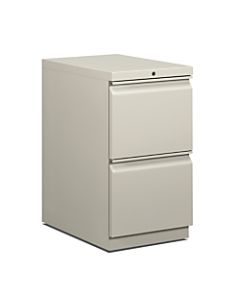 HON Brigade 15inW Lateral 2-Drawer Mobile Pedestal Cabinet, Light Gray