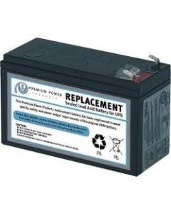 eReplacements Compatible Sealed Lead Acid Battery Replaces APC SLA35, APC RBC35, for use in APC Back-UPS BE350C, BE350G, BE350R-CN, BE350T, BE350U, BE350U-CN, BE359R - Sealed Lead Acid (SLA) Battery