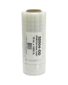 Office Depot Brand Stretch Wrap Film, 15in x 1500ft Roll, Clear