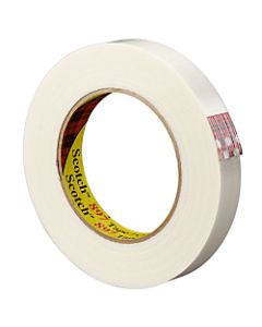 3M 897 Strapping Tape, 3/8in x 60 Yd., Clear, Case Of 96