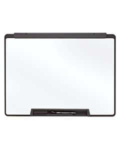 Quartet Cubicle Motion Dry-Erase Whiteboard, 36in x 24in, Aluminum Frame With Black Finish