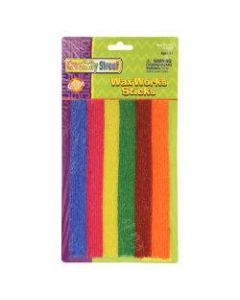 Wax Works Wax Works Hot Colors Sticks Assortment - Art - Recommended For 3 Year - 6in8in - 48 / Pack - Assorted