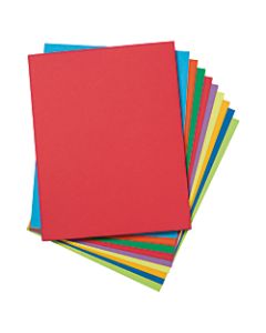 Pacon Tagboard, 8 1/2in x 11in, Assorted Colors, Pack Of 50