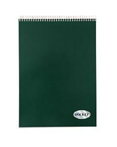 TOPS Docket Wirebound Writing Pad, 8 1/2in x 11 3/4in, Legal Ruled, 70 Sheets, Canary