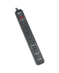 Tripp Lite Surge Protector Power Strip 120V USB 6 Outlet 6ft Cord 990 Joule TAA - 6 x NEMA 5-15R - 1875 VA - 990 J - TAA Compliant