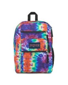 JanSport Big Student Backpack With 15in Laptop Pocket, Hippie Days