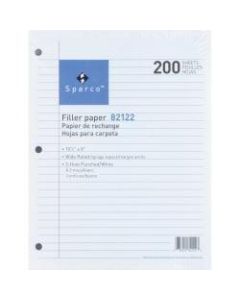 Sparco Standard Filler Paper, 8in x 10 1/2in, 16 Lb, White, Ream Of 200 Sheets