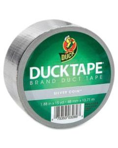 Duck Brand Color Duct Tape - 15 yd Length x 1.88in Width - 1 / Roll - Chrome
