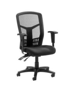Lorell Ergonomic Mesh High-Back Multifunction Chair, Black