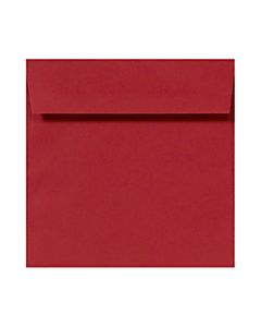 LUX Square Envelopes, 5 1/2in x 5 1/2in, Peel & Press Closure, Ruby Red, Pack Of 50