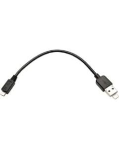 Tripp Lite 7 Inch USB 2.0 OTG Cable with 2-in-1 Connector Combo USB-A to USB Micro-B M/M - USB for Smartphone, Tablet - 1 x Type A Male USB, 1 x Type B Male Micro USB - 1 x Type B Male Micro USB - Black"