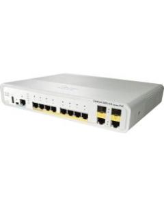 Cisco Catalyst 3560CG-8PC-S Layer 3 Switch - 8 Ports - Manageable - Gigabit Ethernet - 10/100/1000Base-T - Refurbished - 3 Layer Supported - 2 SFP Slots - Power Supply - Twisted Pair - PoE Ports - Desktop, Rack-mountable - Lifetime Limited Warranty