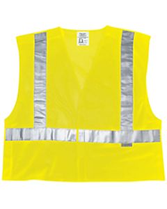 Luminator Class II Tear-Away Safety Vests, Large, Fluorescent Lime