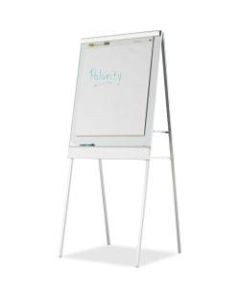 Iceberg Polarity Magnetic Presentation Flipchart Easel with Dry-erase Surface - 30in (2.5 ft) Width x 38in (3.2 ft) Height - White Steel Surface - Metal Frame - Rectangle - Floor Standing - 1 Each