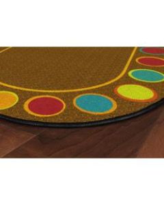 Flagship Carpets Sitting Spots Rug, 6ft x 8ft 4in, Oval, Muted