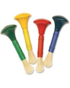 ChenilleKraft Wood Knob Paint Brush Set, Multicolor, Pack Of 4