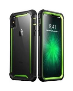 i-Blason Ares Case - For Apple iPhone X Smartphone - Green - Polycarbonate